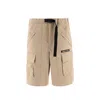 Ambush Cotton Bermuda Shorts In Beige