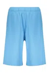 Ambush Cotton Bermuda Shorts In Light Blue