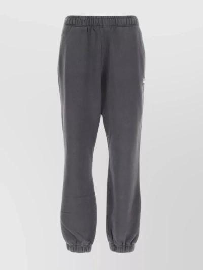 Ambush Logo-print Straight-leg Track Pants In Grey