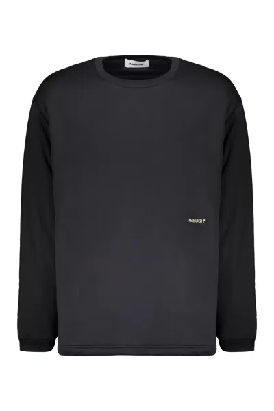 Ambush Cotton Maxi T-shirt In Black