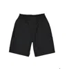 Ambush Black Cotton Shorts With Elastic Waistband In Black