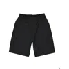 Ambush Black Cotton Shorts With Elastic Waistband In Black
