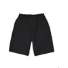 Ambush Black Cotton Shorts With Elastic Waistband In Black