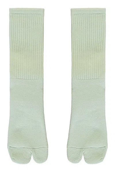 Ambush Cotton Socks With Logo In Green