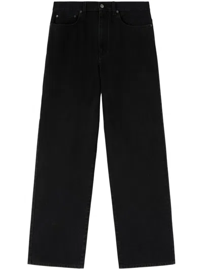Ambush Cotton Straight-leg Jeans In Black