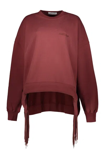 Ambush Cotton Sweatshirt In Brown