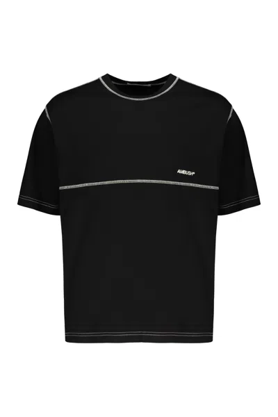 Ambush Cotton T-shirt In Black