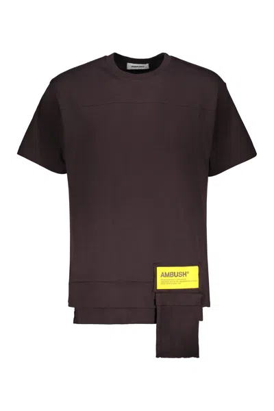 Ambush Cotton T-shirt In Brown
