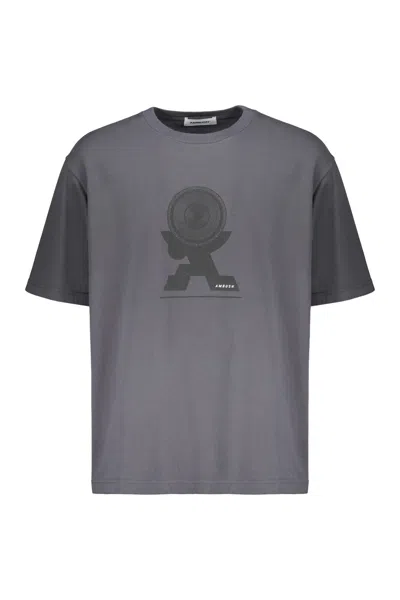 Ambush Cotton T-shirt In Grey