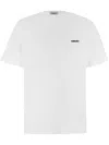 Ambush Cotton Crew-neck T-shirt Trio Set In White