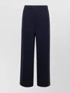 Ambush Cotton Trousers With Elastic Waistband And Wide Leg