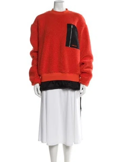 Pre-owned Ambush Crew Neck Long Sleeve Sweatshirt W/ Tags In Orange