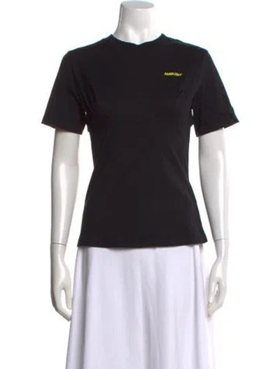 Pre-owned Ambush Crew Neck Short Sleeve T-shirt In Black