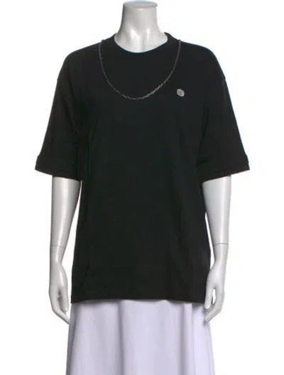 Pre-owned Ambush Crew Neck Short Sleeve T-shirt In Black