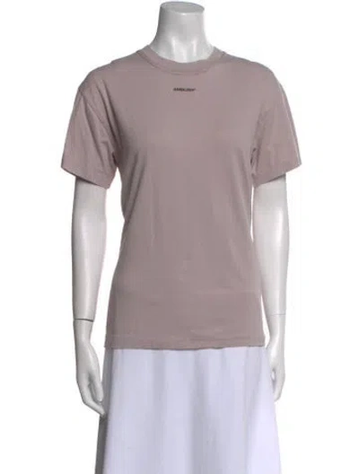 Pre-owned Ambush Crew Neck Short Sleeve T-shirt In Purple