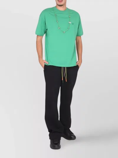 Ambush Crew Neck T-shirt Stopper Embellishment In Black
