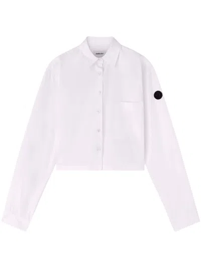Ambush Cropped Shirt In White