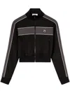 Ambush High Collar Ribbed Knitwear Sweatshirt In Black