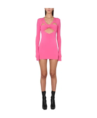 AMBUSH AMBUSH CUT-OUT DETAILED MINI DRESS