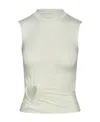 Ambush Cut Out-heart Sleeveless Top In White