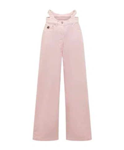 AMBUSH AMBUSH CUT OUT DENIM BAGGY JEANS