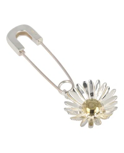 Ambush Daisy Charm Single Earring In Silver