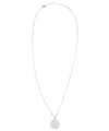 Ambush Decorative Pendant Necklace In Silver