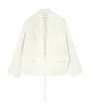 Ambush Deep V-collar Casual Jacket In White