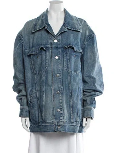 Pre-owned Ambush Denim Jacket In Blue