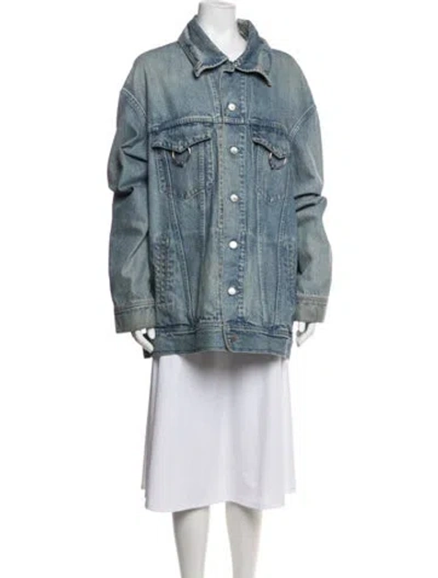 Pre-owned Ambush Denim Jacket In Blue