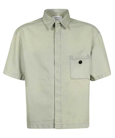 Ambush Denim Shirt In Green