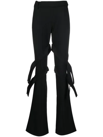 AMBUSH AMBUSH DOUBLE WAIST WOOL TROUSERS