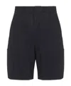 Ambush Drawstring Knee-length Shorts In Black