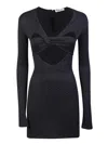 Ambush Mini Black Dress In Black