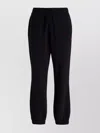 Ambush Elastic Waistband Trousers With Side And Back Pockets In Black
