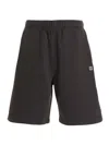 Ambush Embroidered Logo Bermuda Shorts Bermuda And Short Gray In Gray
