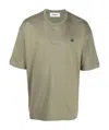 Ambush Embroidered-motif Short-sleeve T-shirt In Nude