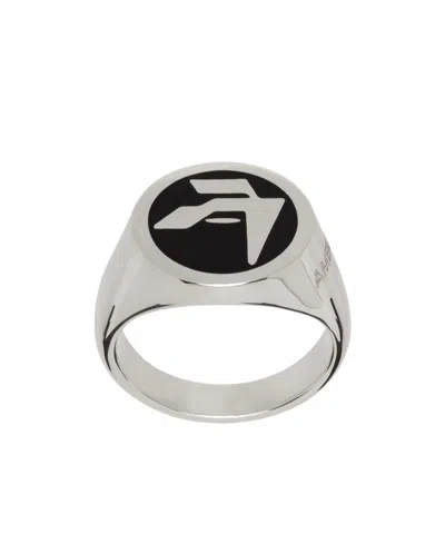 Ambush Epoxy Amblem Ring In Gray