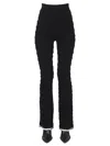Ambush Women Black Flared Wool Trousers, 26 Luxury Pants For Women Darveys In Black