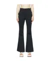 Ambush Black Flared Wool Trousers In Black