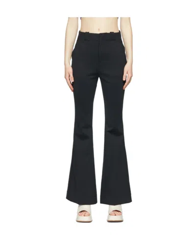 AMBUSH FLARED HIGH-WAISTED TROUSERS