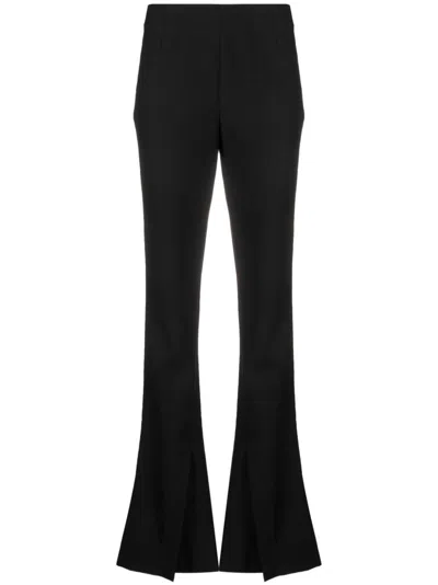 AMBUSH AMBUSH FLARED WOOL TROUSERS