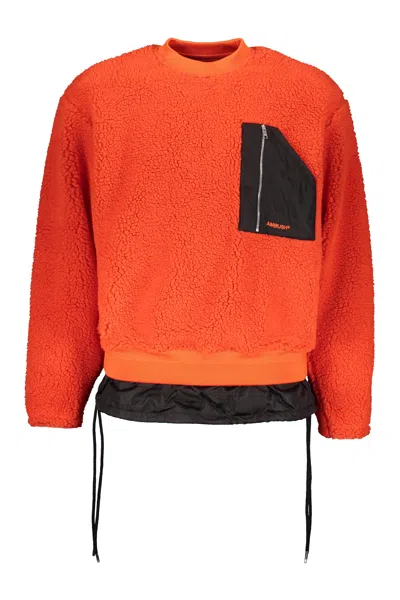 Ambush Fleece Sweatshirt In Orange