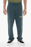 Ambush Fleeced Cotton Workshop Joggers With Drawstring Waist In Blue