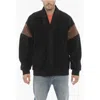Ambush Fleeced Two-tone Kimono Sweatshirt