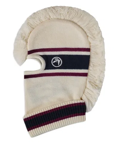 Ambush Fringed-trim Balaclava In Neutral