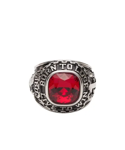 Ambush Fw23 Class Crystal-embellished Ring In Black