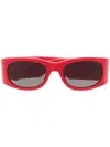 Ambush Gaea Logo-print Tinted Sunglasses In Rot