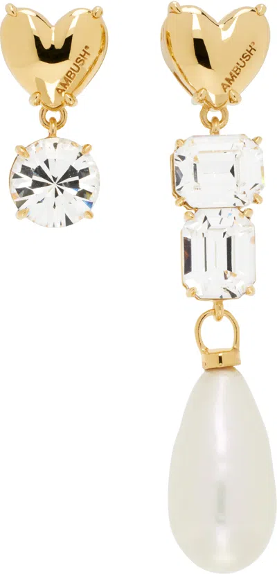 Ambush Gold Pearl Mix Earrings