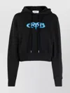 Ambush Graphic Baby Hoodie Drawstring Hood In Black